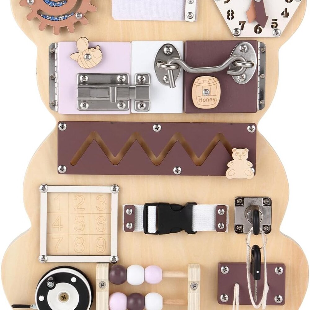 vigor Montessori Sensory Board - Busy Boards, Montessori Toys for Kid’s Developm